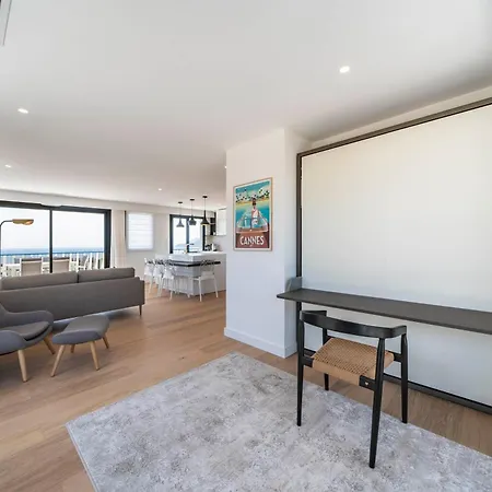 Horizon Penthouse D'exception Avec Vue A Διαμέρισμα Κάννες